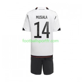 Tenue Allemagne Musiala 14 Enfant Domicile World Cup 2022 Maillot de Foot